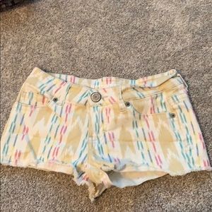 Target mini denim shorts